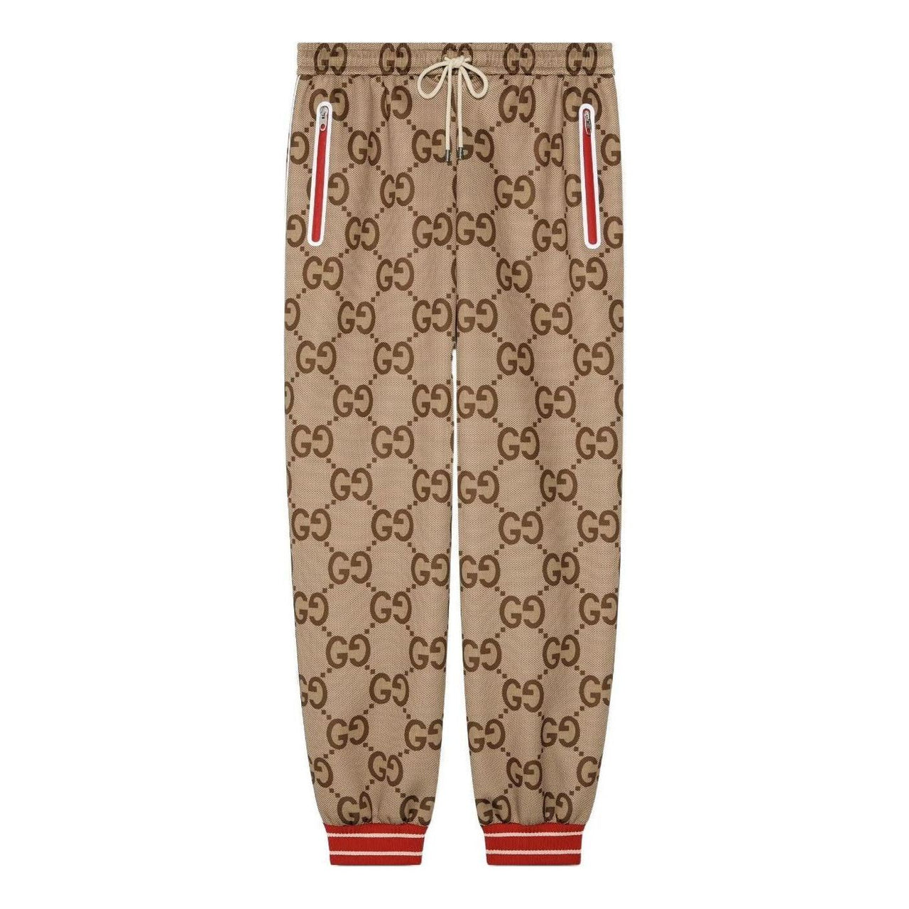 Gucci 2000 Jumbo GG Track Pants 'Beige Ebony' 676473-XJDXI-2270