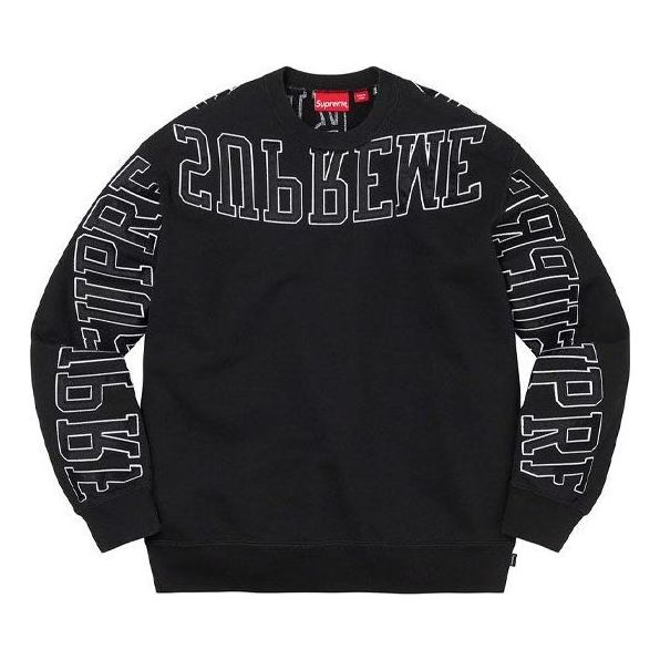 Supreme Multi Arc Crewneck 'Black White' SUP-SS22-813