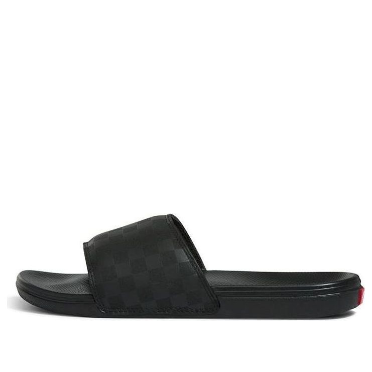 Vans La Costa Slide-On Checkboard Sneakers Black VN0A5HF5276