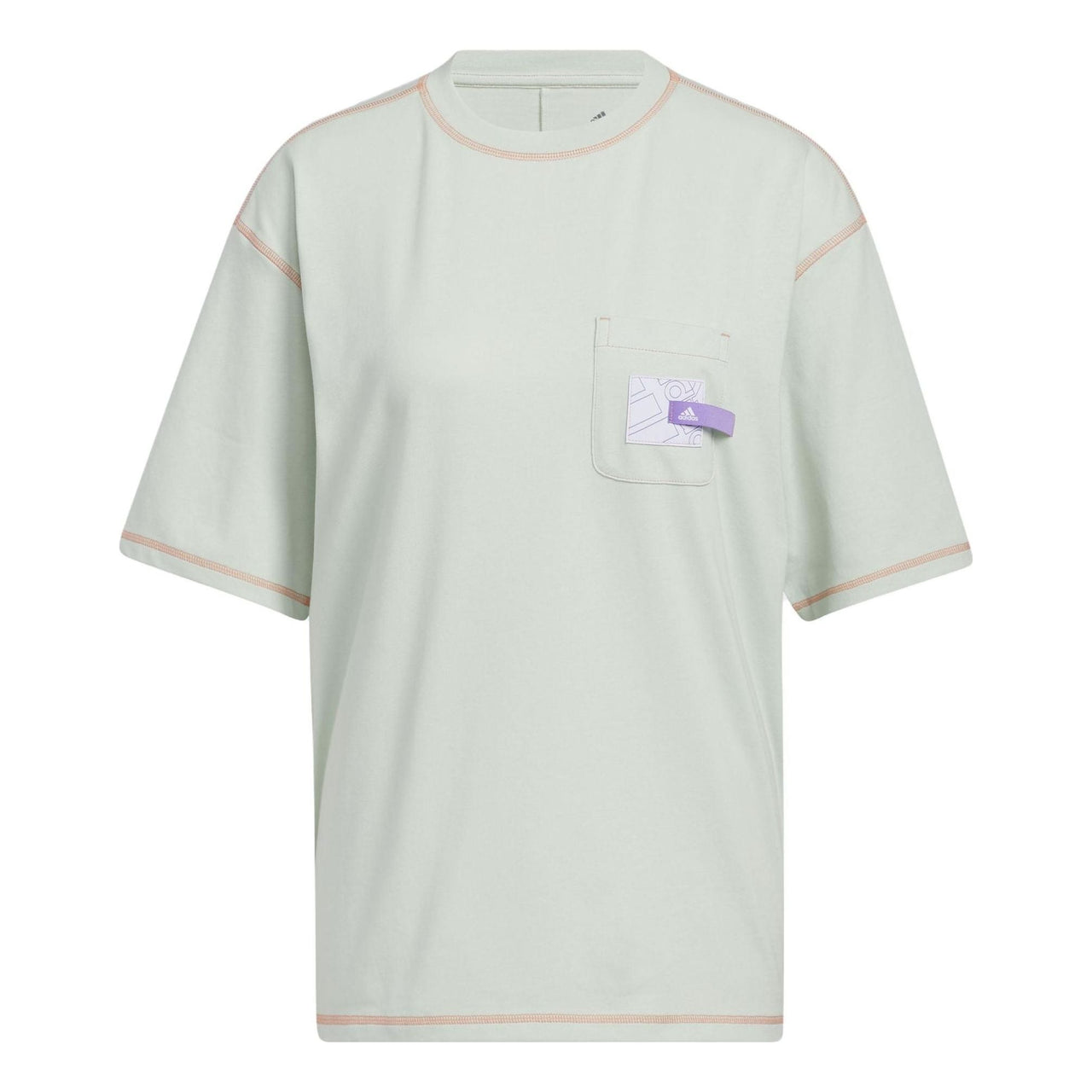 (WMNS) adidas Sport Statement Boyfriend Pocket T-Shirt Asia Sizing 'Green' IC1635