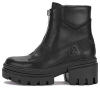(WMNS) Timberland Everleigh Front-Zip Boot 'Black Nubuck' A5YJV