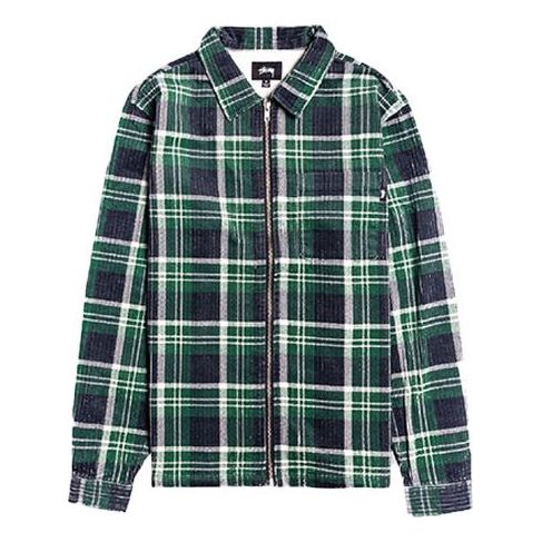 Men's Stussy Classic Minimalistic Jacket Green 1110068