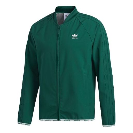 adidas originals Wntrzd Tt Embroidered Logo Blazer Jacket For Men Green GC9999