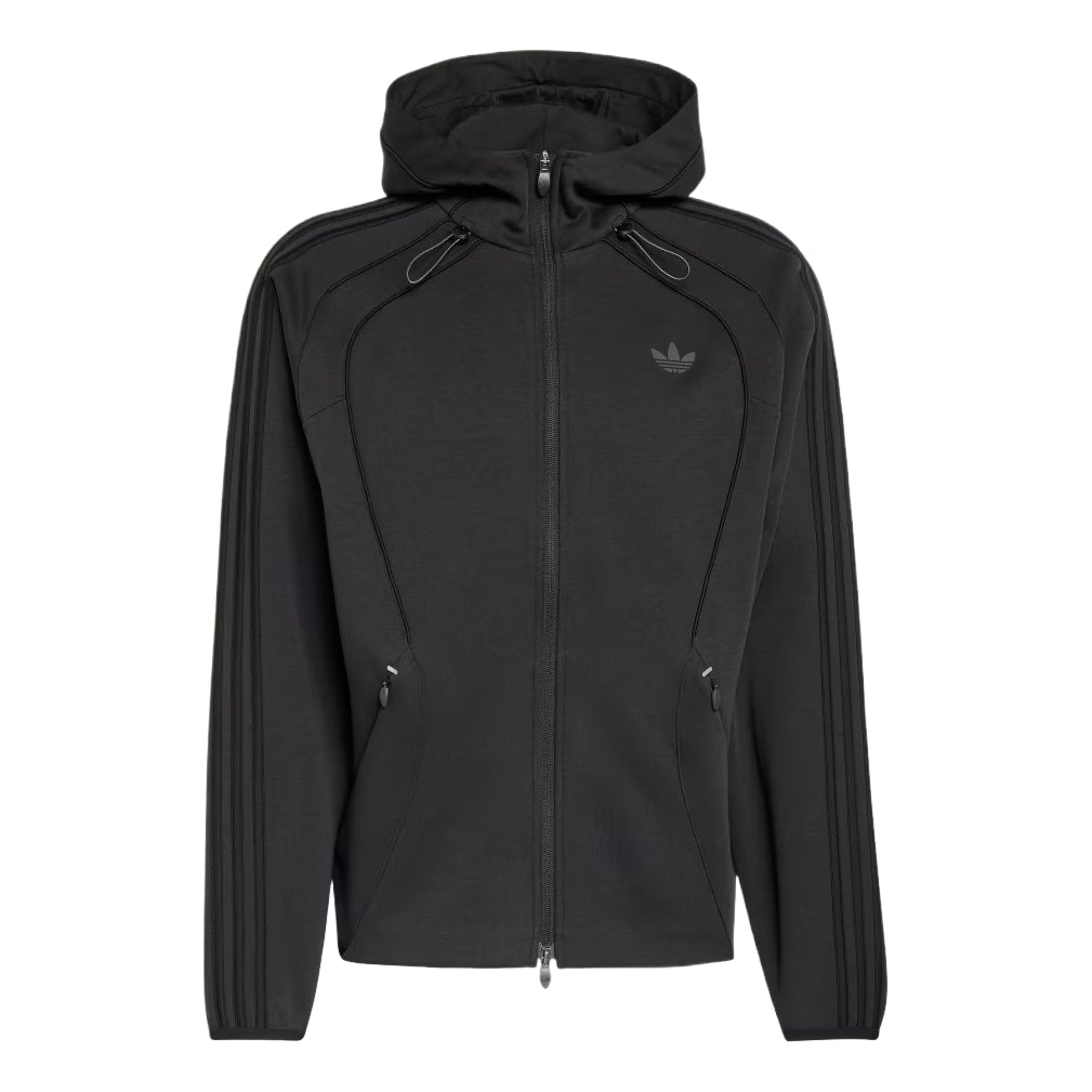 adidas Spacer Teamgeist 26 Cutline Fullzip Hoodie Asia Sizing 'Black' KT4423