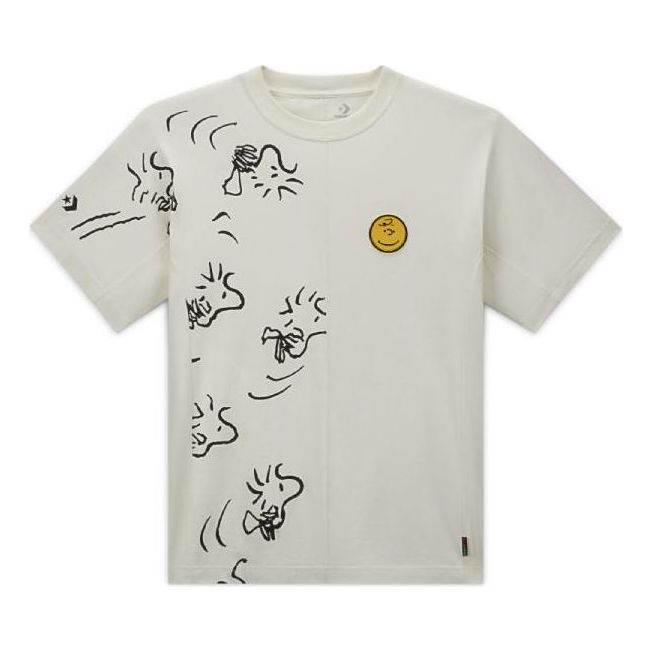 Converse x Peanuts Shapes T-Shirt 'Beige' 10024380-A01