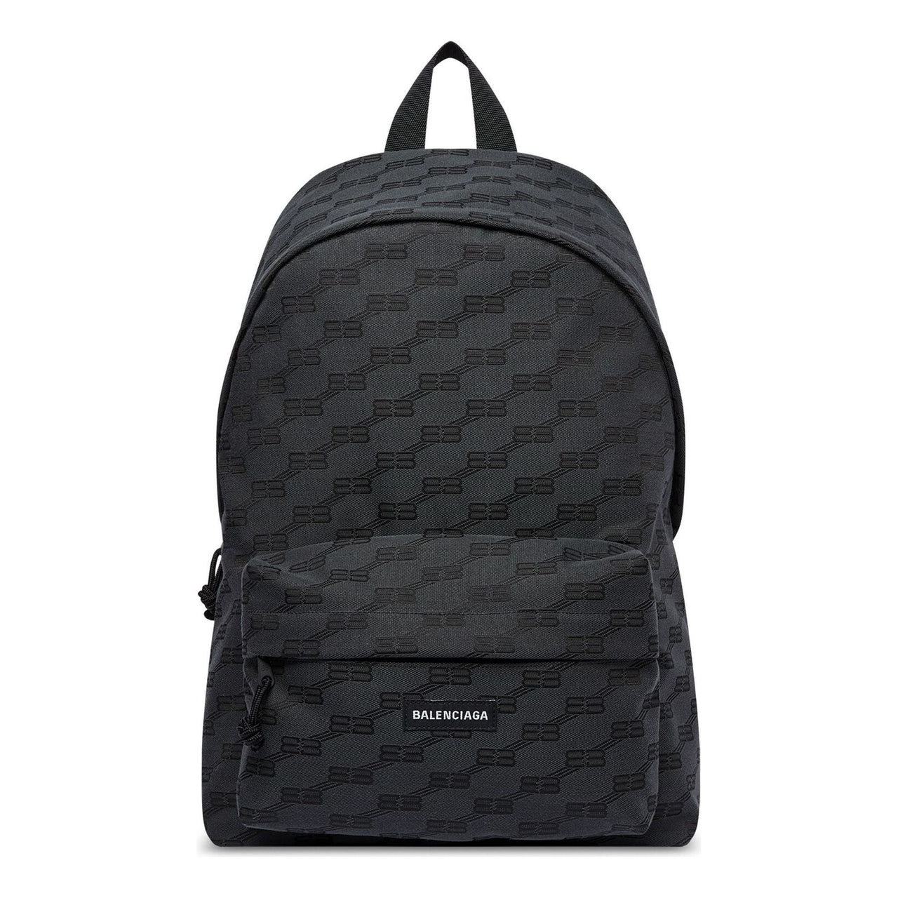 Balenciaga BB Monogram Signature Medium Backpack 'Black' 713044210HH1061