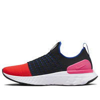 (WMNS) Nike React Phantom Run Flyknit 2 'Black Bright Crimson' DX2354-001