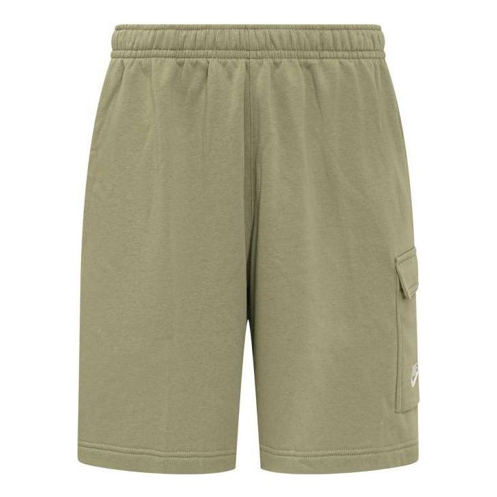 Nike Solid Color Elastic Waistband Shorts Men's Green CZ9956-334