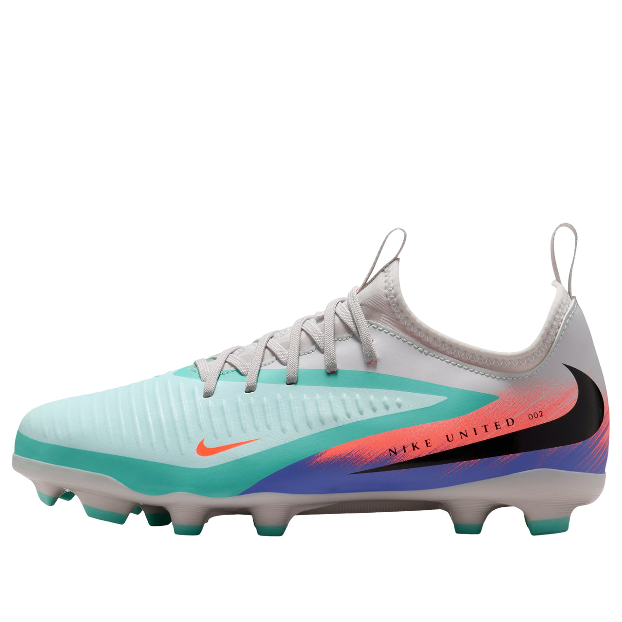 (GS) Nike United Jr. Phantom 6 Low Academy FG/MG 'Pistachio Frost Hyper Orange' IH2195-300