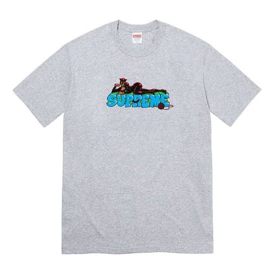 Supreme FW22 Week 1 Catwoman Tee T SUP-FW22-331-GRAY