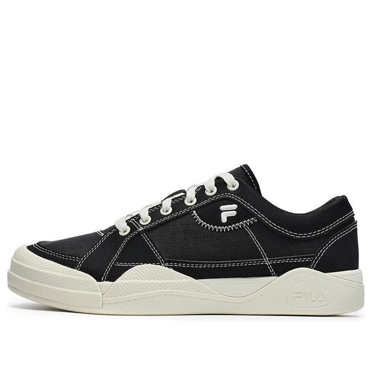 (WMNS) FILA FUSION Street Sports Shoes 'Black White' T12W232311FBA