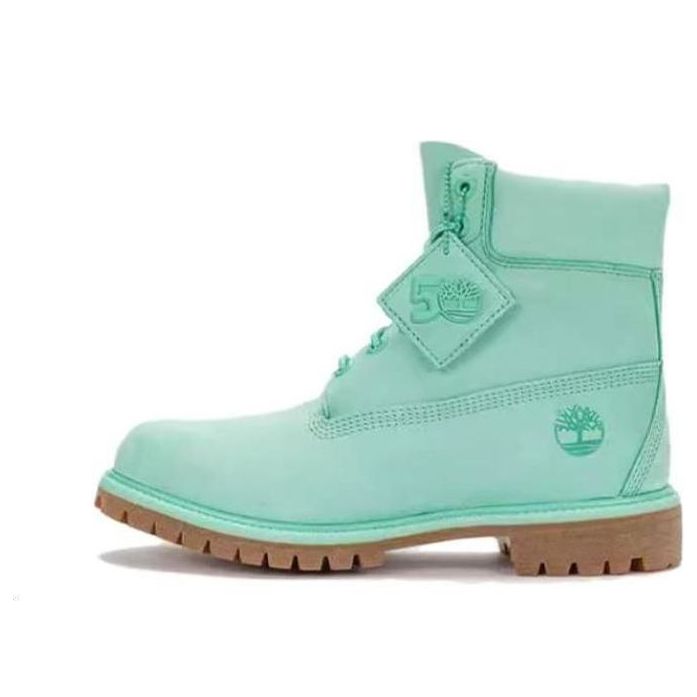 Timberland 50th Anniversary Edition Premium 6 Inch Waterproof Boot 'Light Green Nubuck' A5VK9W