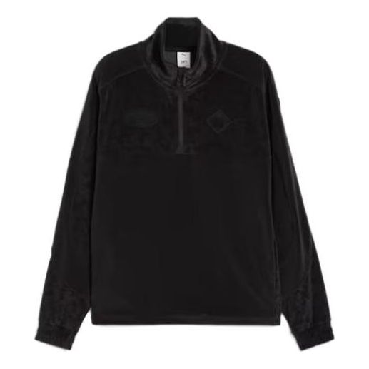 (WMNS) PUMA x PERKS AND MINI Velour Top 'Black' 622682-01