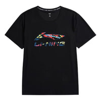 Li-Ning Classic Logo T-shirt 'Black' ATSU833-1