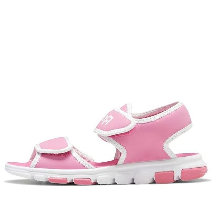 (PS) Reebok Wave Glider 3 Velcro Minimalistic Casual Pink White Sandals 'Pink Blue' EH0215