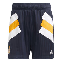 adidas Real Madrid Icon Shorts Asia Sizing 'Dark Navy' HT6457