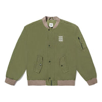 (WMNS) Vans Triple Logo Baseball Jacket 'Green' VN000BZEZBF
