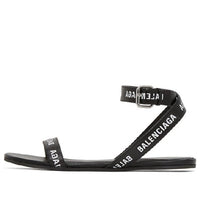 (WMNS) Balenciaga Sports sandals 'Black White' 630038WBAE11090