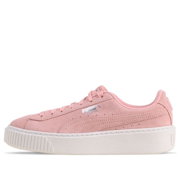 PUMA Suede Platform Super Jewel (Big Kid) Pink 368993-01