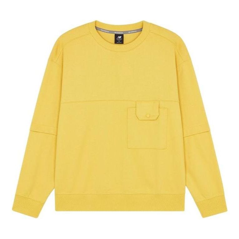 New Balance Pocket Sweatshirt 'Yellow' AMT21369-HCM