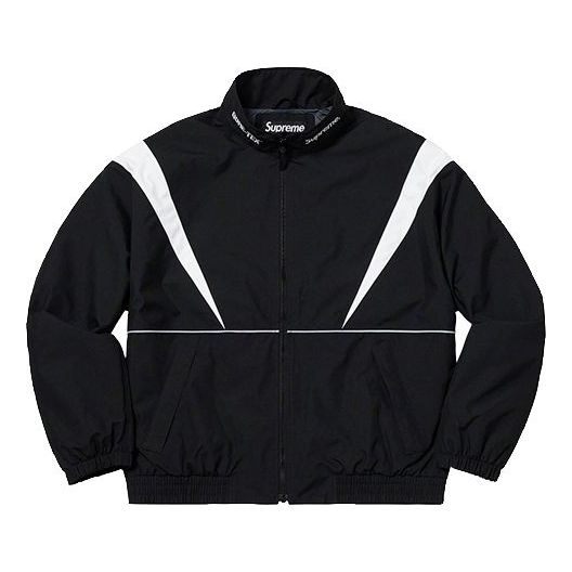 Supreme SS19 x GORE-TEX Court Jacket Crossover waterproof Breathable Unisex Black SUP-SS19-10084