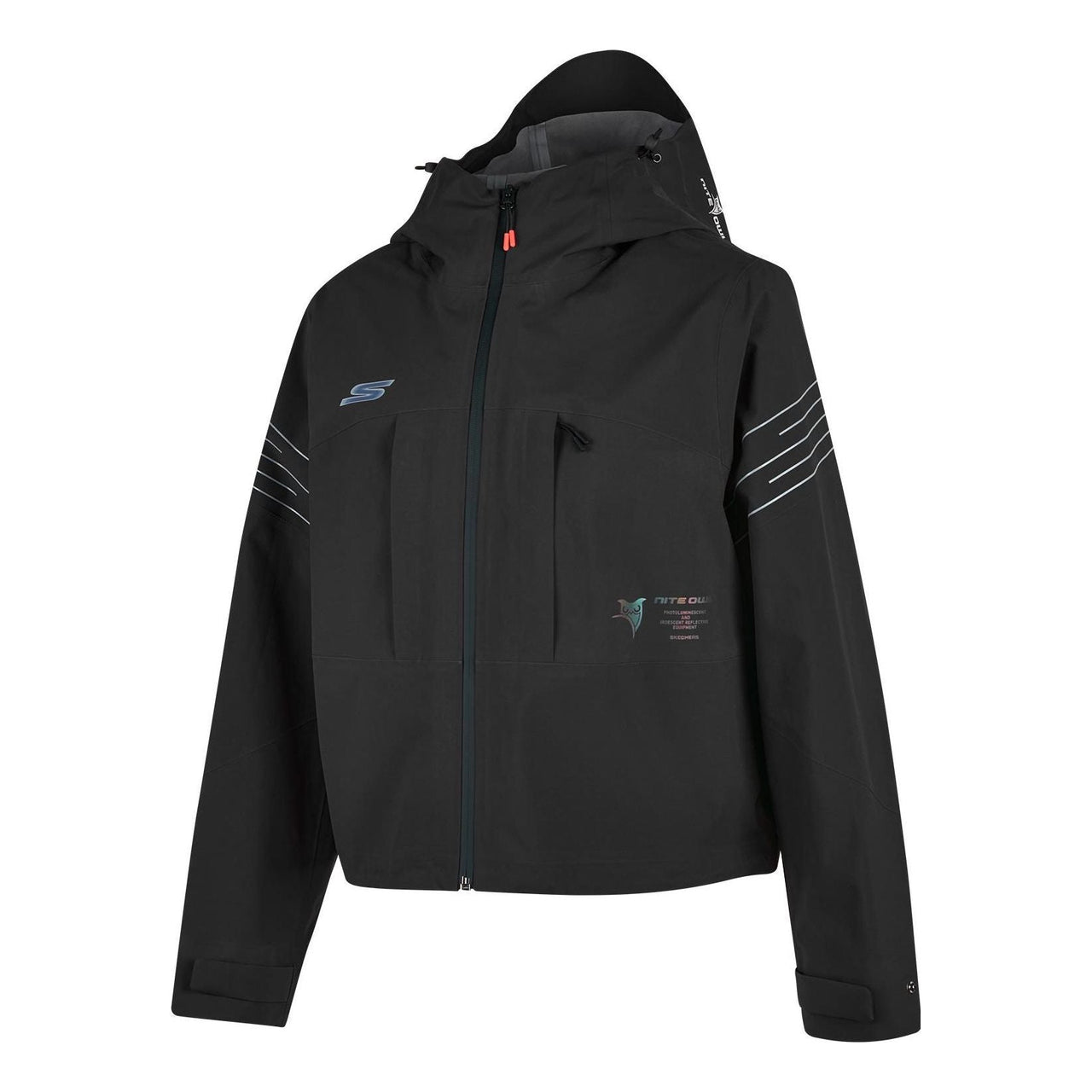 (WMNS) Skechers Sport Jacket 'Black White' P423W032-0018