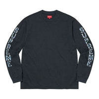 Supreme Cut Out L/S Top 'Navy' SUP-FW22-229