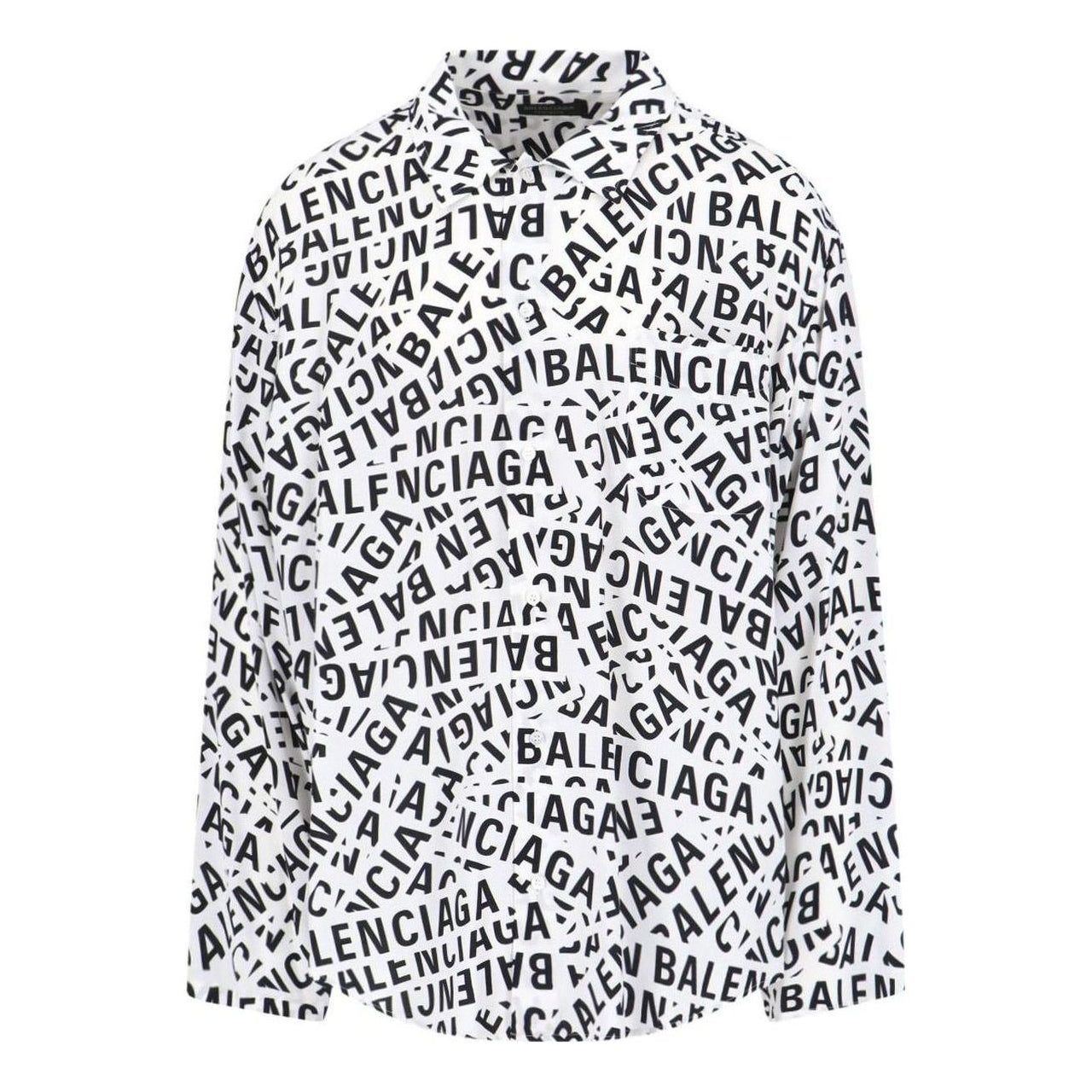 Balenciaga Logo Strips Minimal Shirt 'White' 681812TML219040