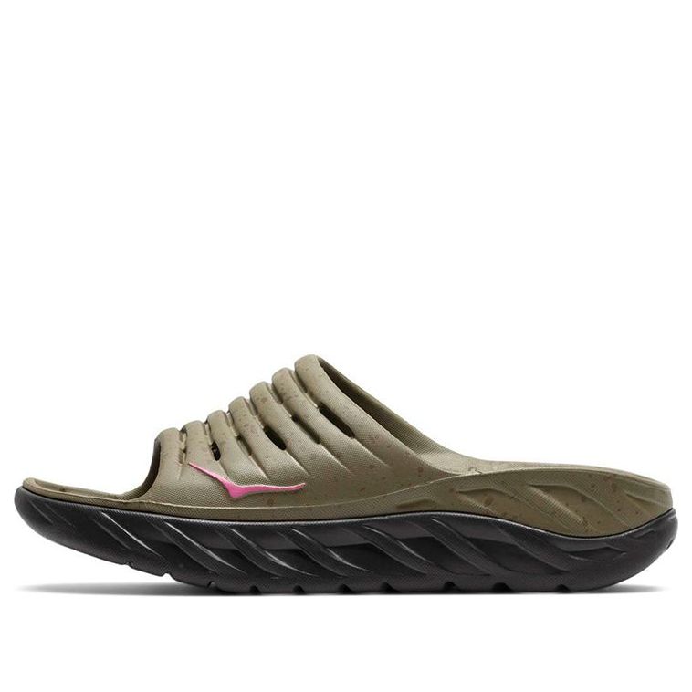 HOKA ONE ONE x Bodega Ora Recovery Slide 'Martini Olive Jet Black' 1129090