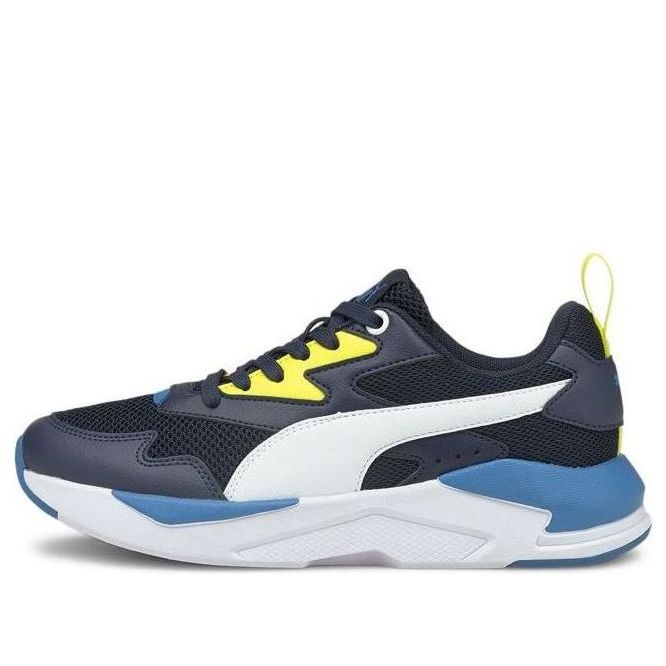 (GS) PUMA X-ray Lite Jr Low Top Running Shoes Navy 374393-10