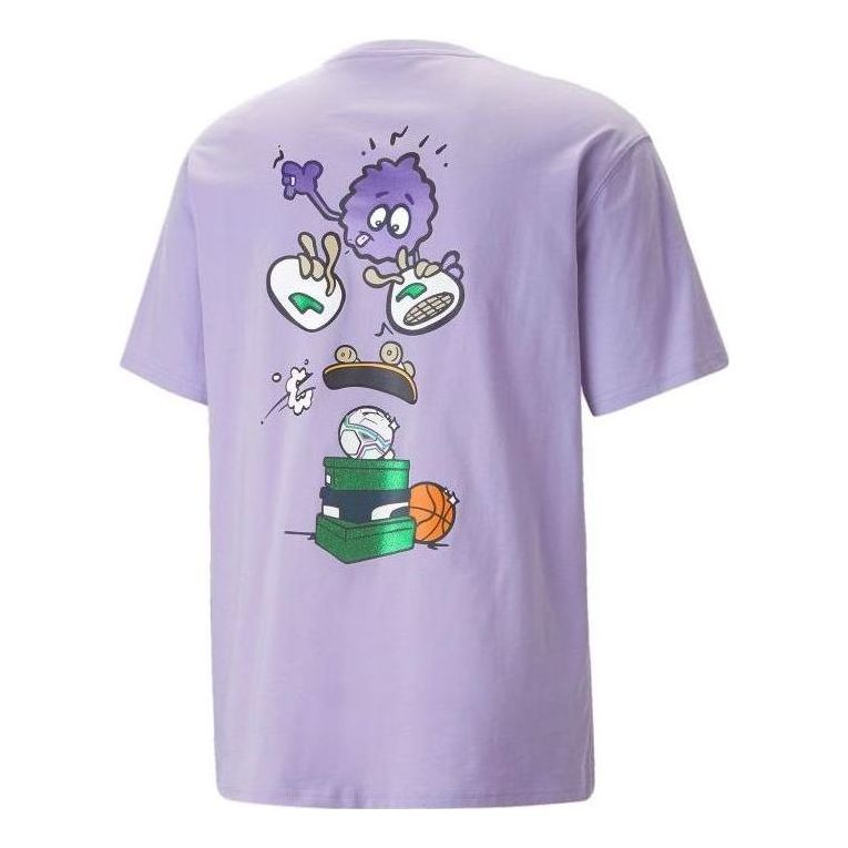 PUMA X 8enjamin Graphic T-Shirt 'Purple' 620703-25