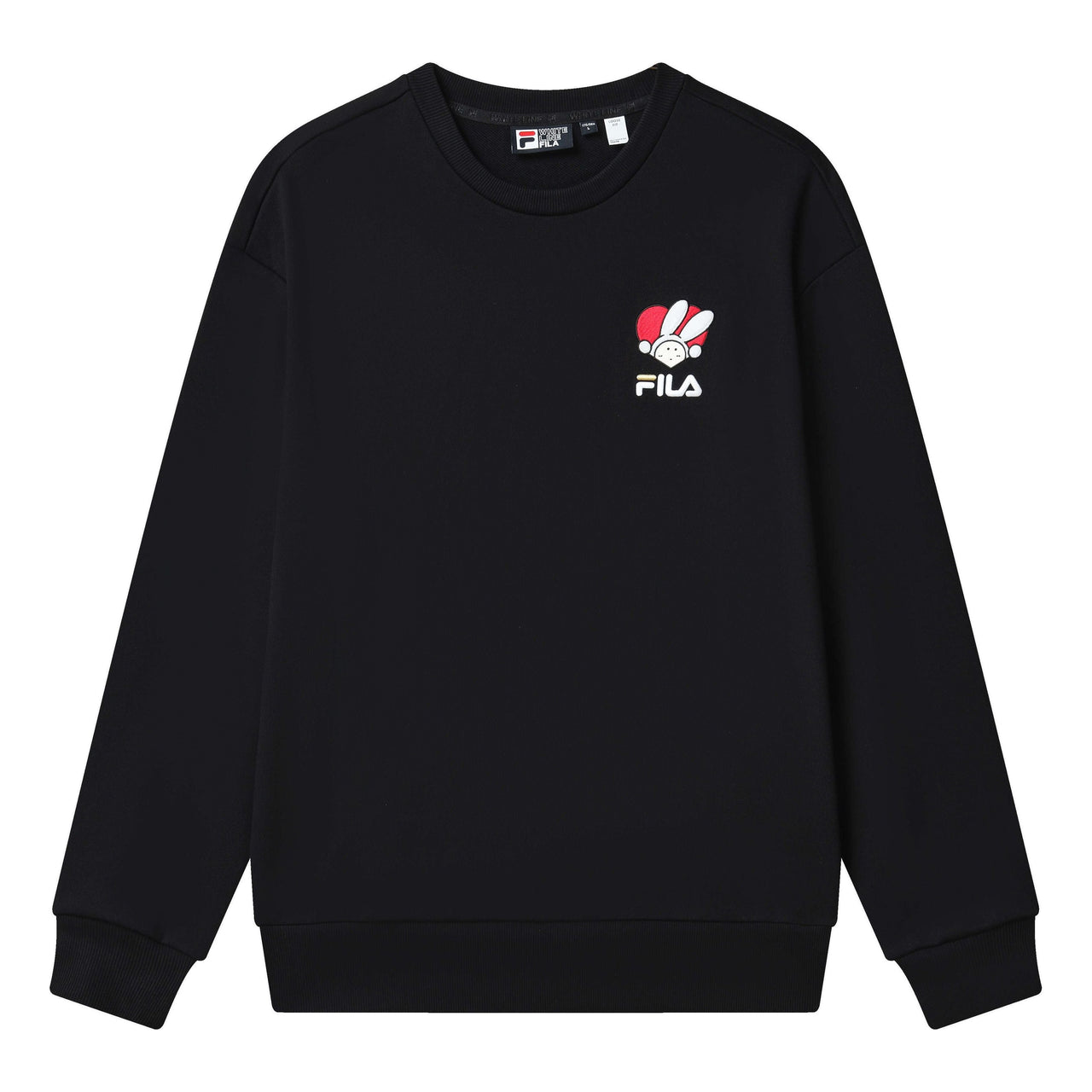 FILA Graphic Print Pullover 'Black' F11U319207F-BK