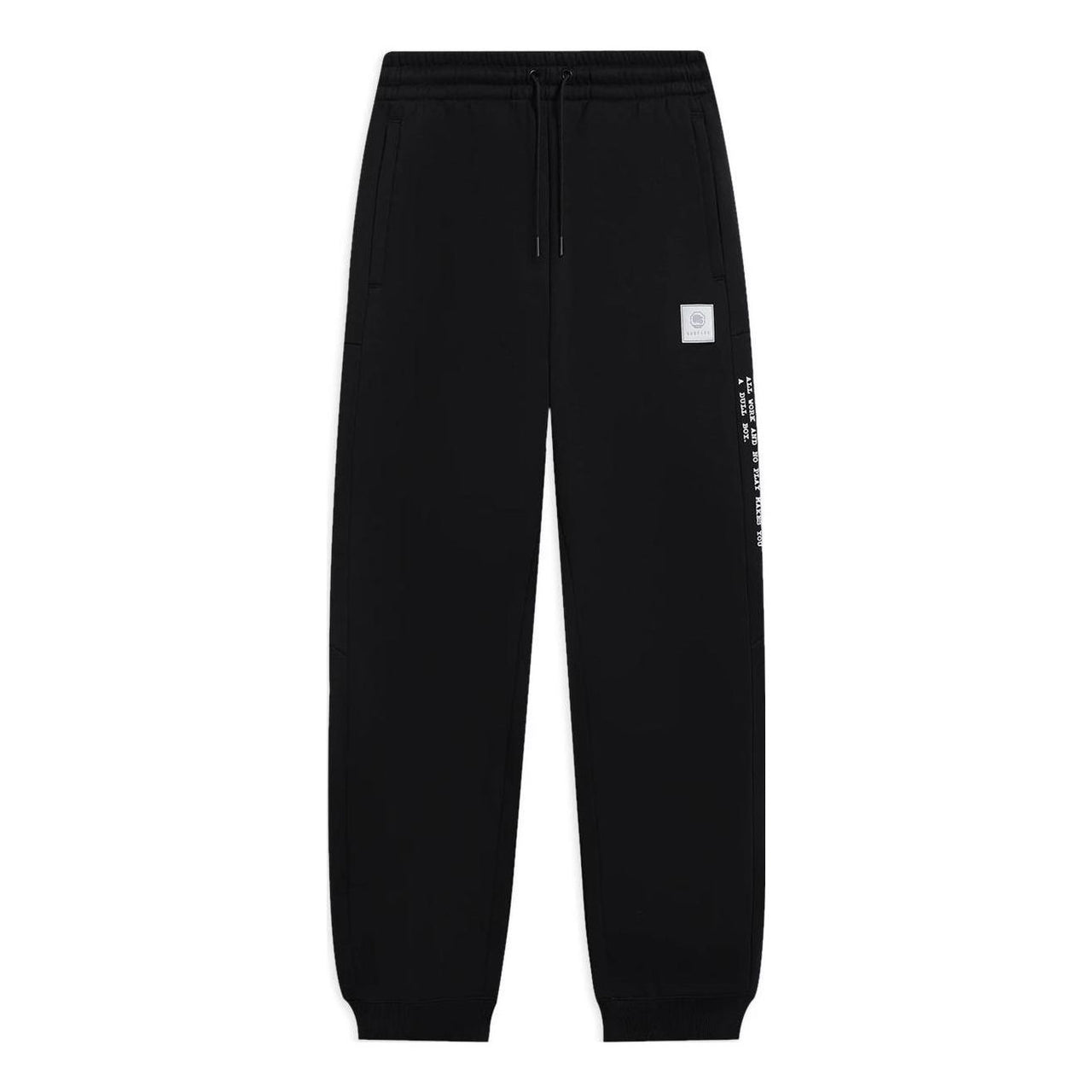 Li-Ning BadFive Logo Fleece Sweatpants 'Black' AKLSB89-1