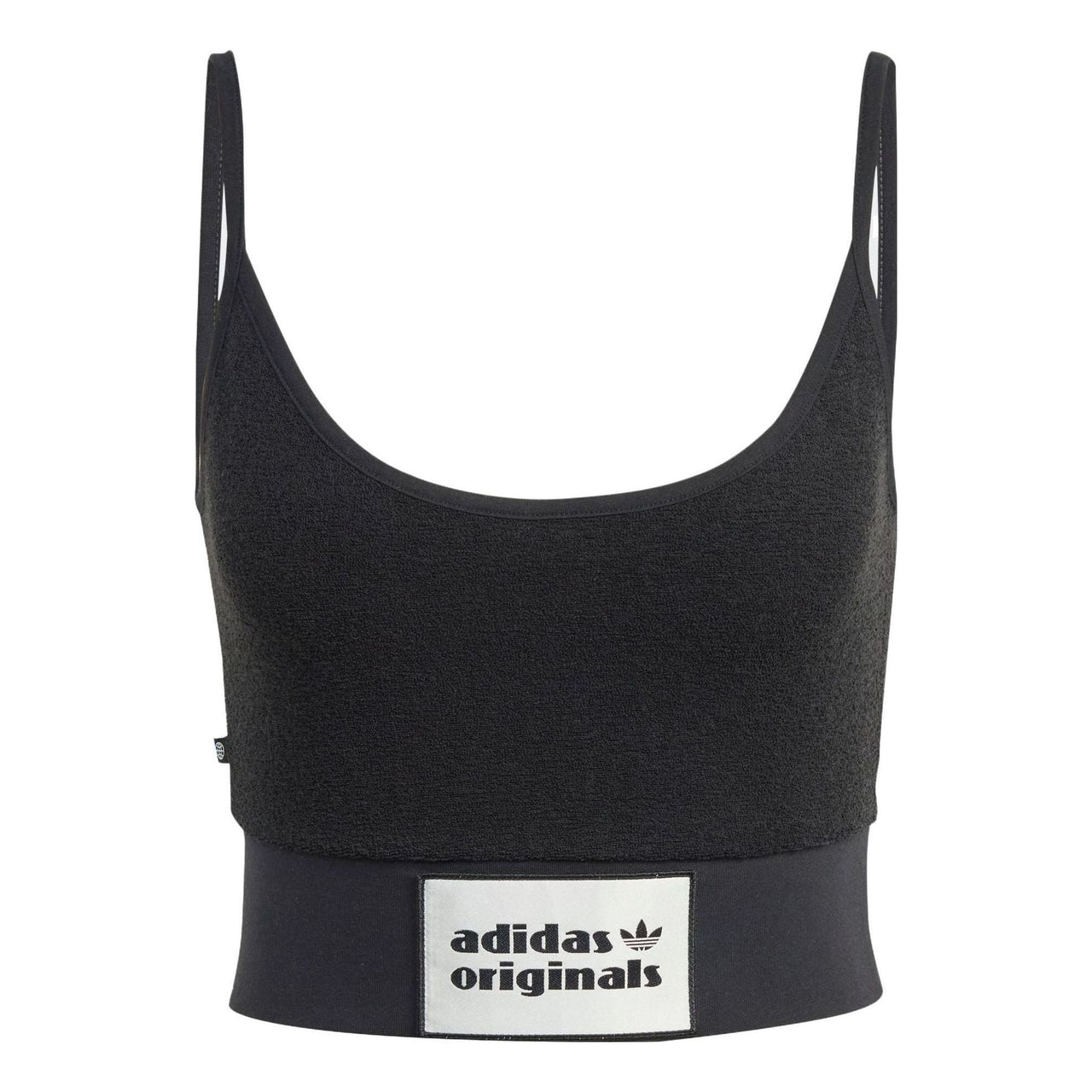 (WMNS) adidas Towel Bra Top 'Black' IC8524