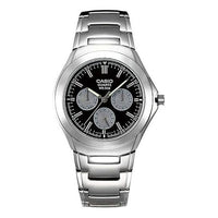 CASIO Waterproof Stainless Steel Strap Mens Black Analog MTP-1247D-1A