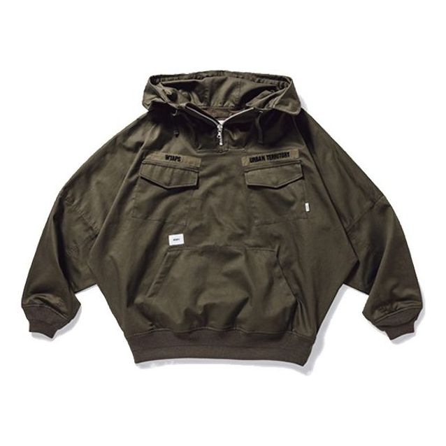 Men's WTAPS Half Zipper Pocket Jacket 202WVDT-JKM05