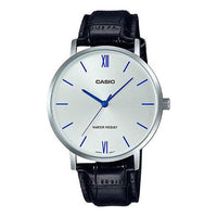 CASIO Quartz Waterproof Mens Black Analog MTP-VT01L-7B1