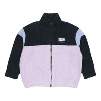 (WMNS) adidas Neo Fleece Jacket 'Purple Black Teal' GU0838