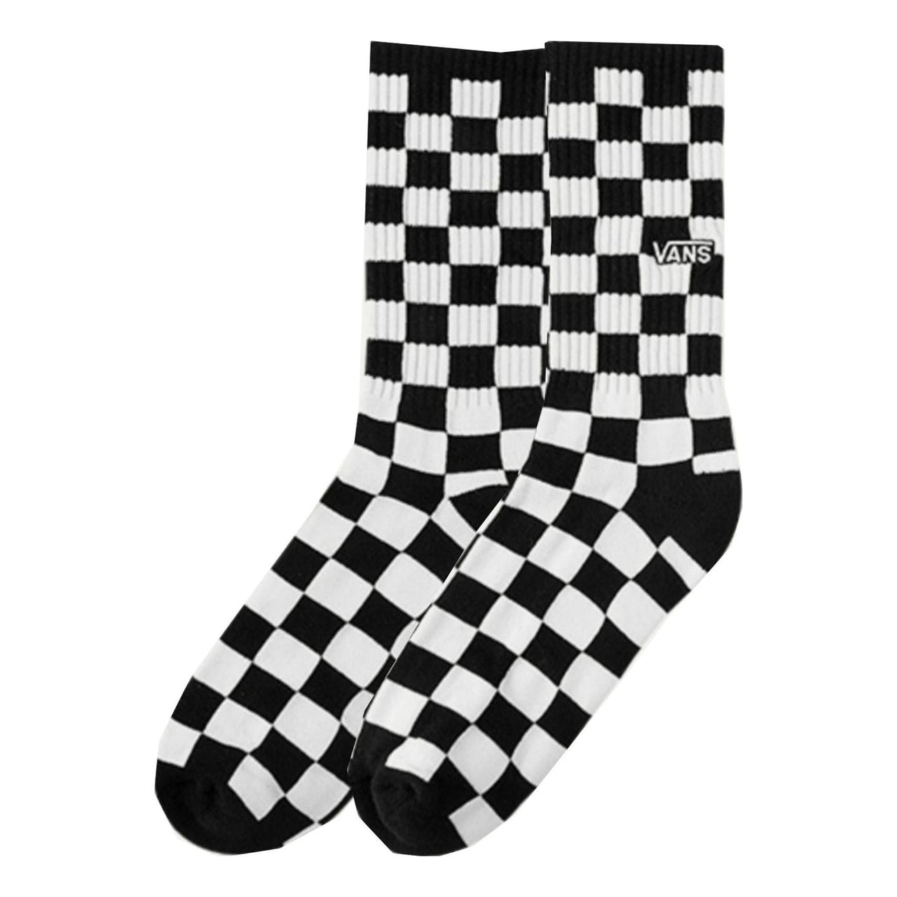 Vans Checkerboard Crew II Socks 'White Black' VN0A3H3NHU0