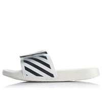 (WMNS) Li-Ning Sports Fashion Series Disney Mickey Crossover Lightweight Stylish White Black Slippers AGAQ024-3