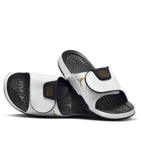 Air Jordan Hydro XI Slides 'White/Black/Metallic Gold' FN2452-170