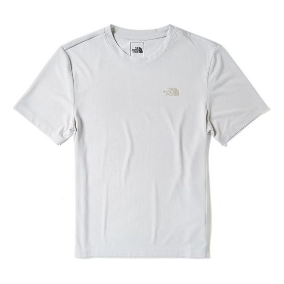Men's THE NORTH FACE Quick Dry Outdoor hygroscopic Sweat-Wicking Short Sleeve White 46KX-2NK