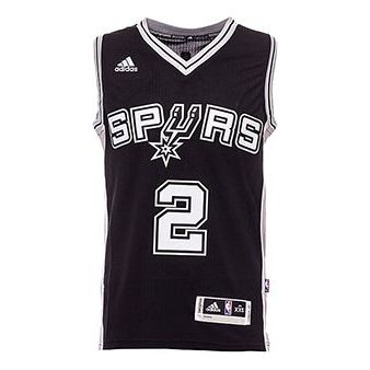 Men's adidas Kawhi Leonard Swingman (black/away) Basketball Sports Splicing Black Jersey A46147