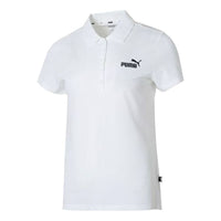 (WMNS) PUMA Logo Polo 'White' 630564-02
