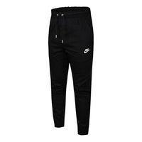 Nike logo Cozy Lacing Casual Sports Pants Black CT5612-010