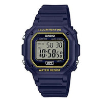 CASIO Waterproof Sports Unisex Mens Blue Digital F-108WH-2A2EF