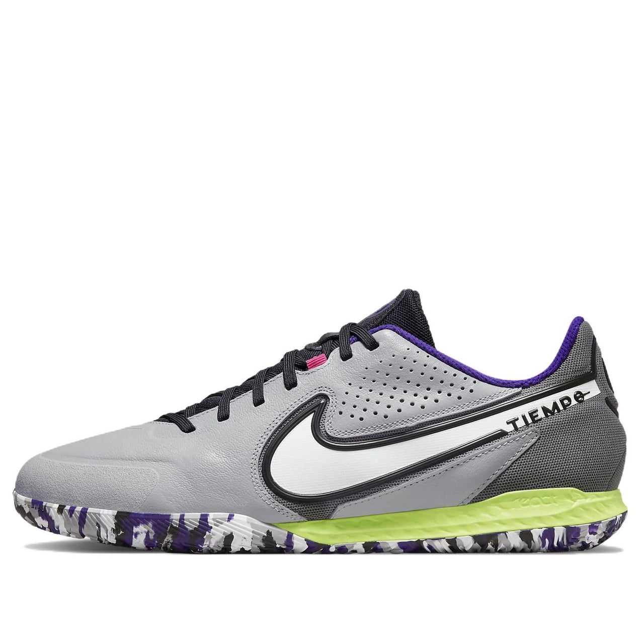 Nike React Tiempo Legend 9 Pro IC 'Grey Purple' DA1183-017