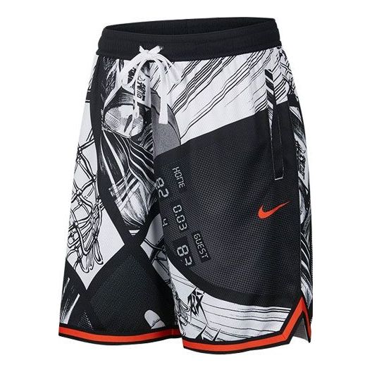 شورت كرة السلة Nike Dri-Fit Cartoon Elite للرجال باللون الأسود CI9082-010