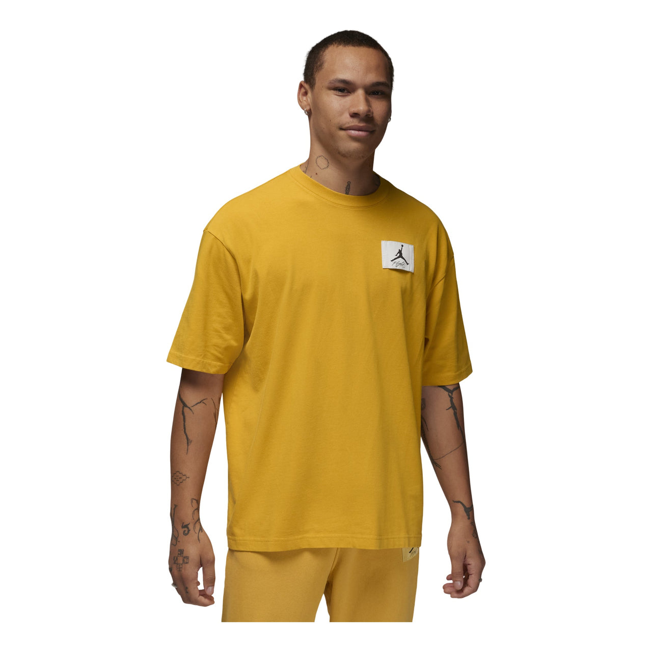 Air Jordan Flight Essential Oversized T-shirt Asia Sizing 'Yellow' DZ0605-752