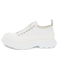(WMNS) Alexander McQueen Tread Slick Low Lace Up 'White' 611705W4L329000